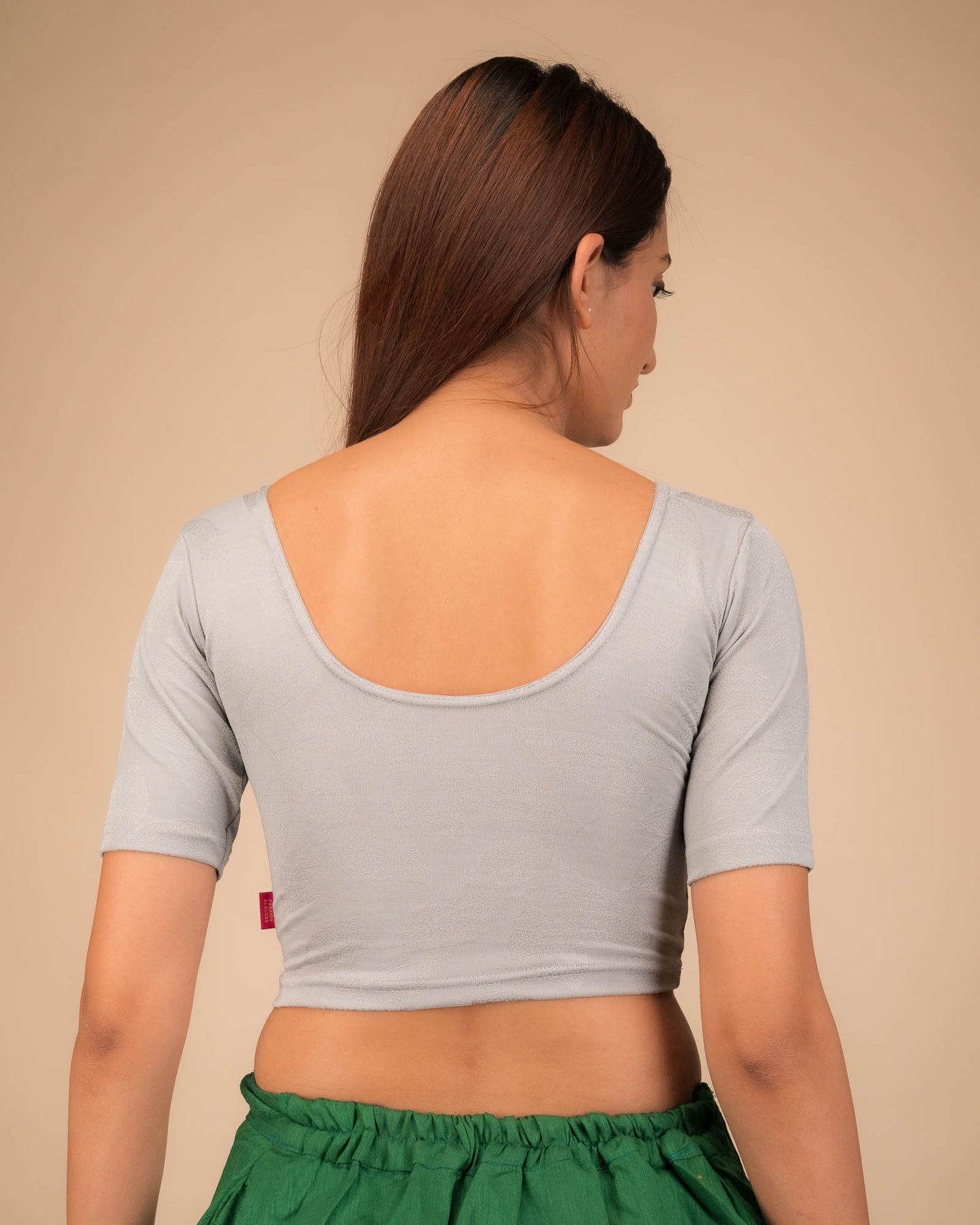 Srishti Classic Round Neck Stretchable Slip On Blouse